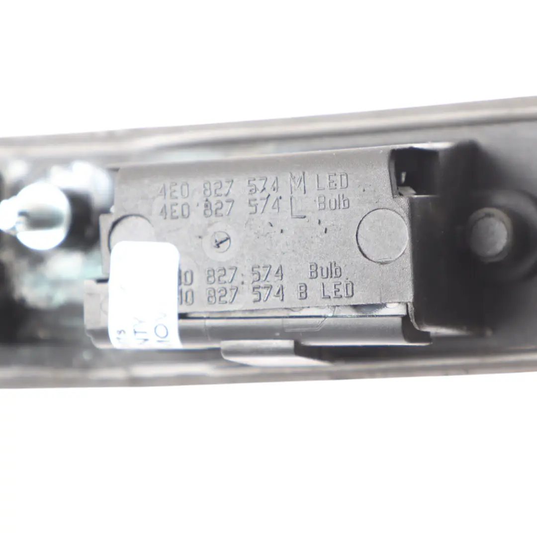 Audi A8 D4 Tailgate Handle Boot Trim Panel Number Plate Light - SKU 4H0827574B - Part number 4H0827574B