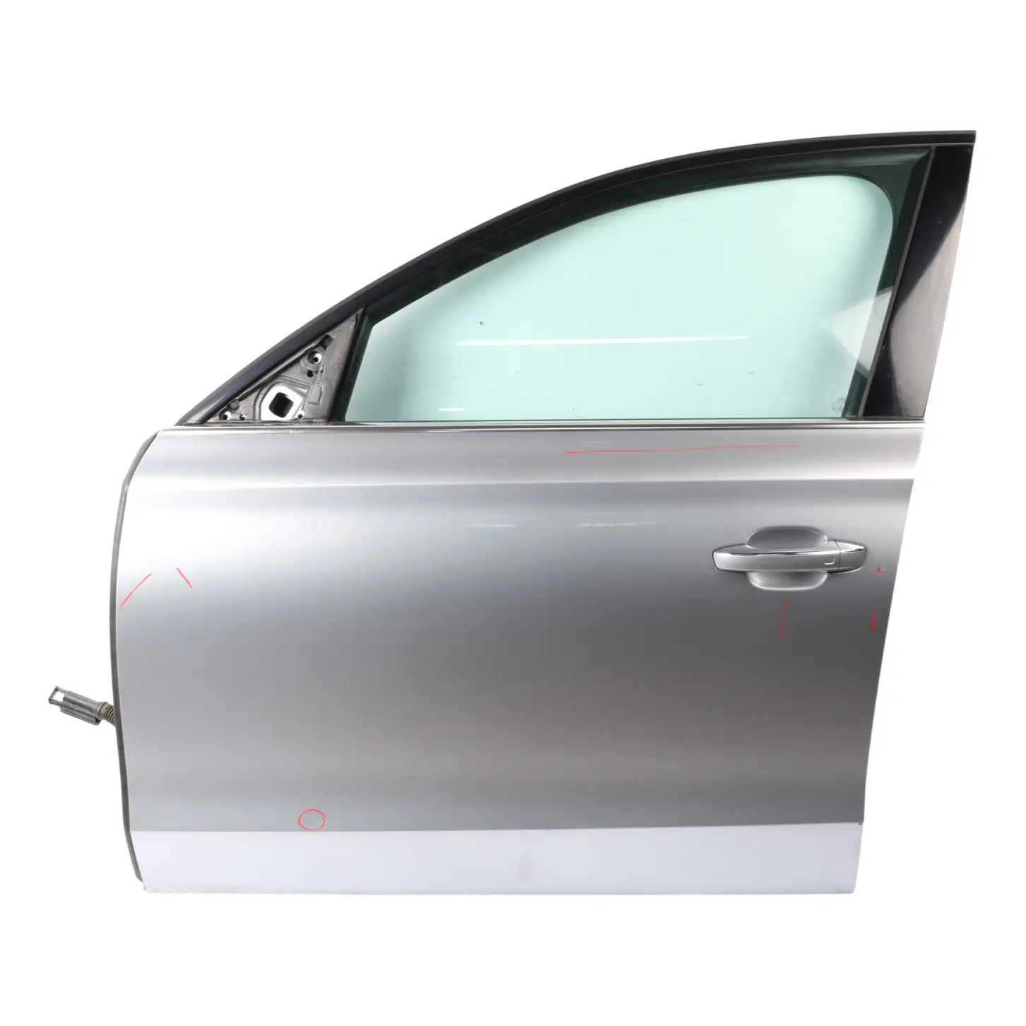 Door Front Audi A8 D4 Left N/S Covering Panel Foil Silver Metallic - Z7G