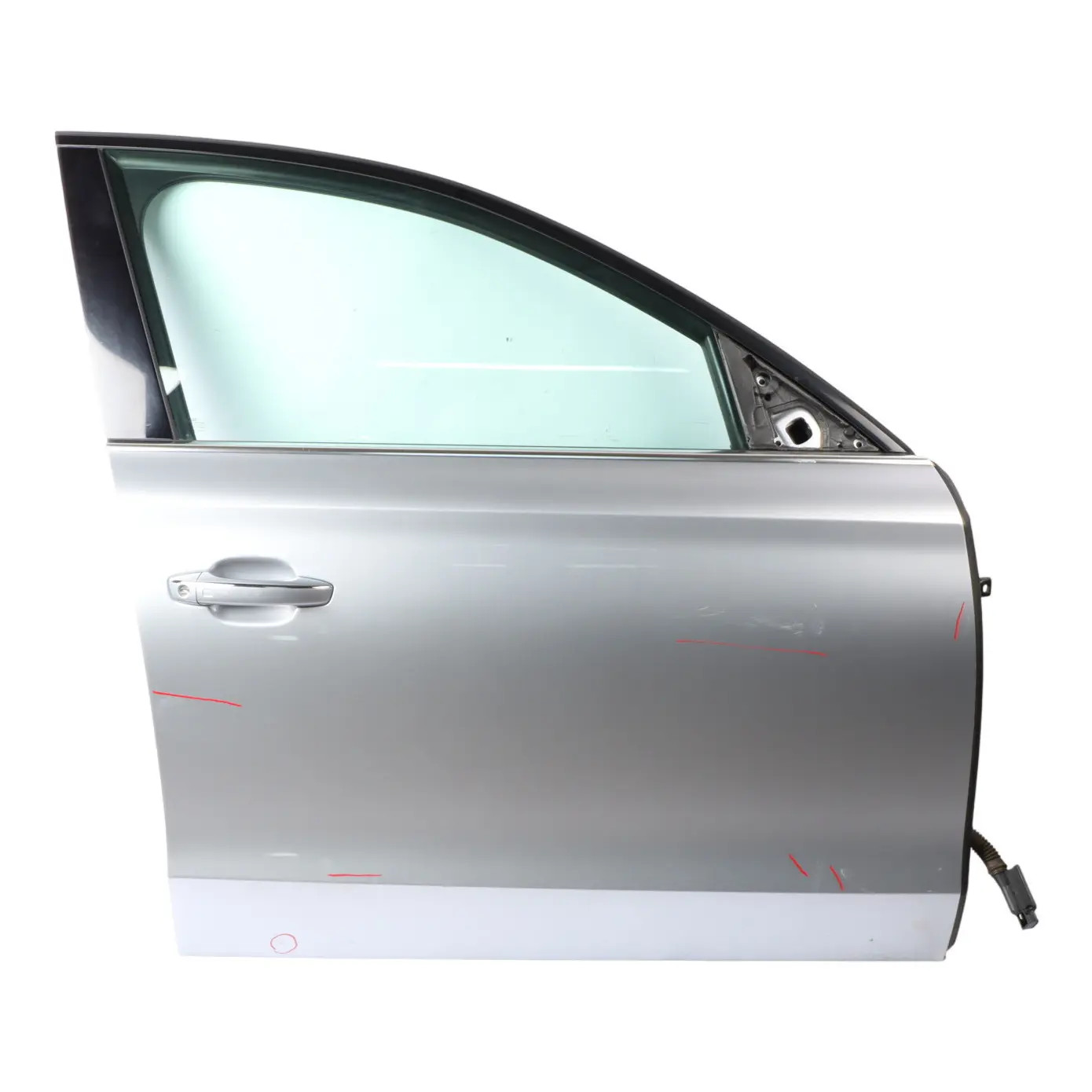 Door Front Audi A8 D4 Right O/S Covering Panel Foil Silver Metallic - Z7G