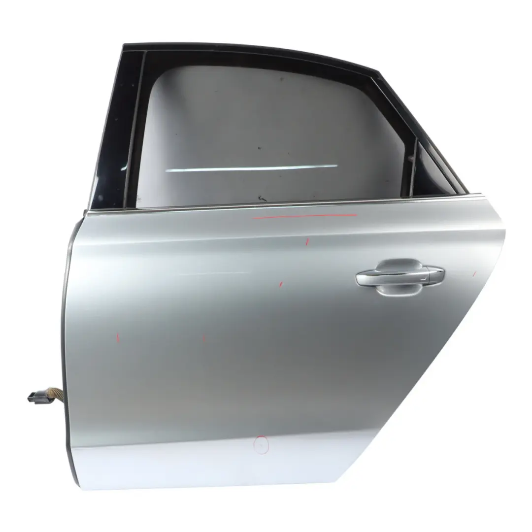 Door Audi A8 D4 Left N/S Covering Panel Foil Silver Metallic - Z7G to Rear with Part number 4H0833051C Rear Door Audi A8 D4 Left N/S Covering Panel Foil Silver Metallic - Z7G - SKU 4H0833051C-FSI - Part number 4H0833051C