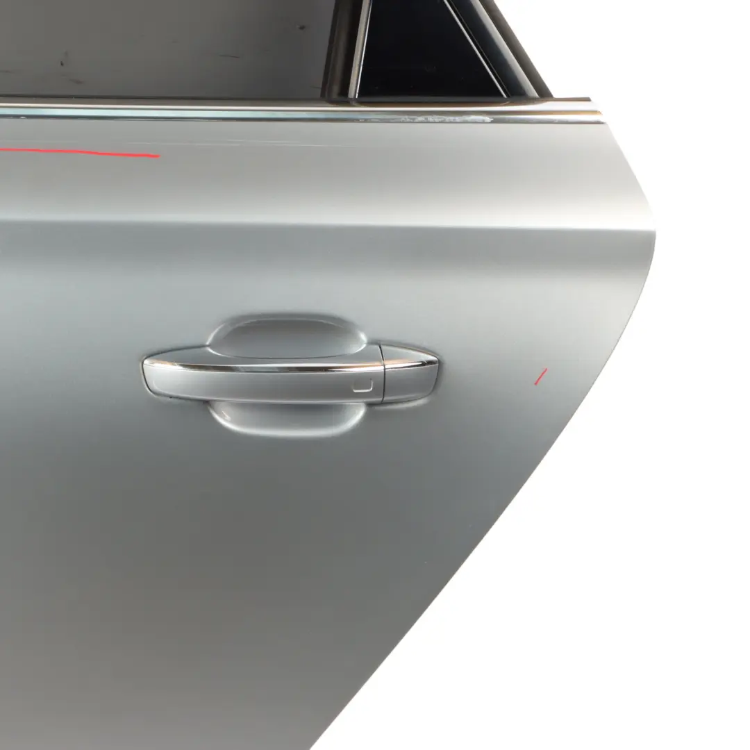 Door Audi A8 D4 Left N/S Covering Panel Foil Silver Metallic - Z7G to Rear with Part number 4H0833051C Rear Door Audi A8 D4 Left N/S Covering Panel Foil Silver Metallic - Z7G - SKU 4H0833051C-FSI - Part number 4H0833051C