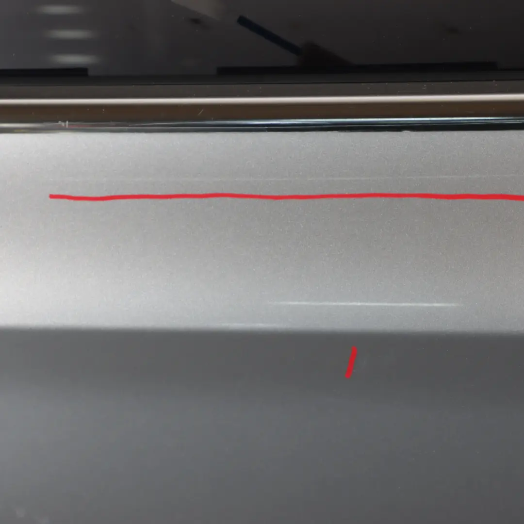 Door Audi A8 D4 Left N/S Covering Panel Foil Silver Metallic - Z7G to Rear with Part number 4H0833051C Rear Door Audi A8 D4 Left N/S Covering Panel Foil Silver Metallic - Z7G - SKU 4H0833051C-FSI - Part number 4H0833051C