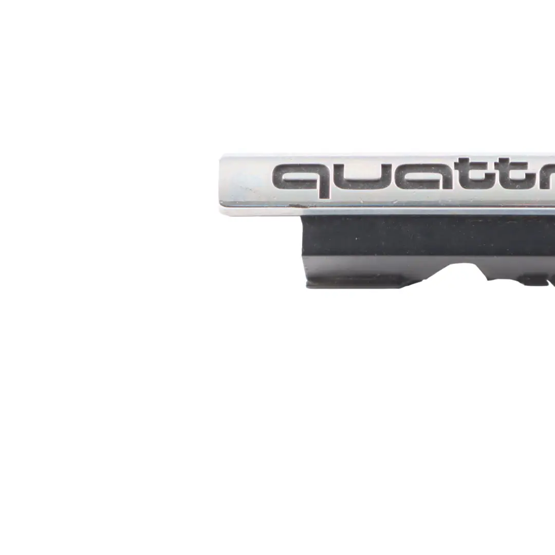 Front Bumper Grill Quattro Emblem Lettering Chrome to Audi A8 D4 4H with Part number 4H0853736A Audi A8 D4 4H Front Bumper Grill Quattro Emblem Lettering Chrome - SKU 4H0853736A - Part number 4H0853736A