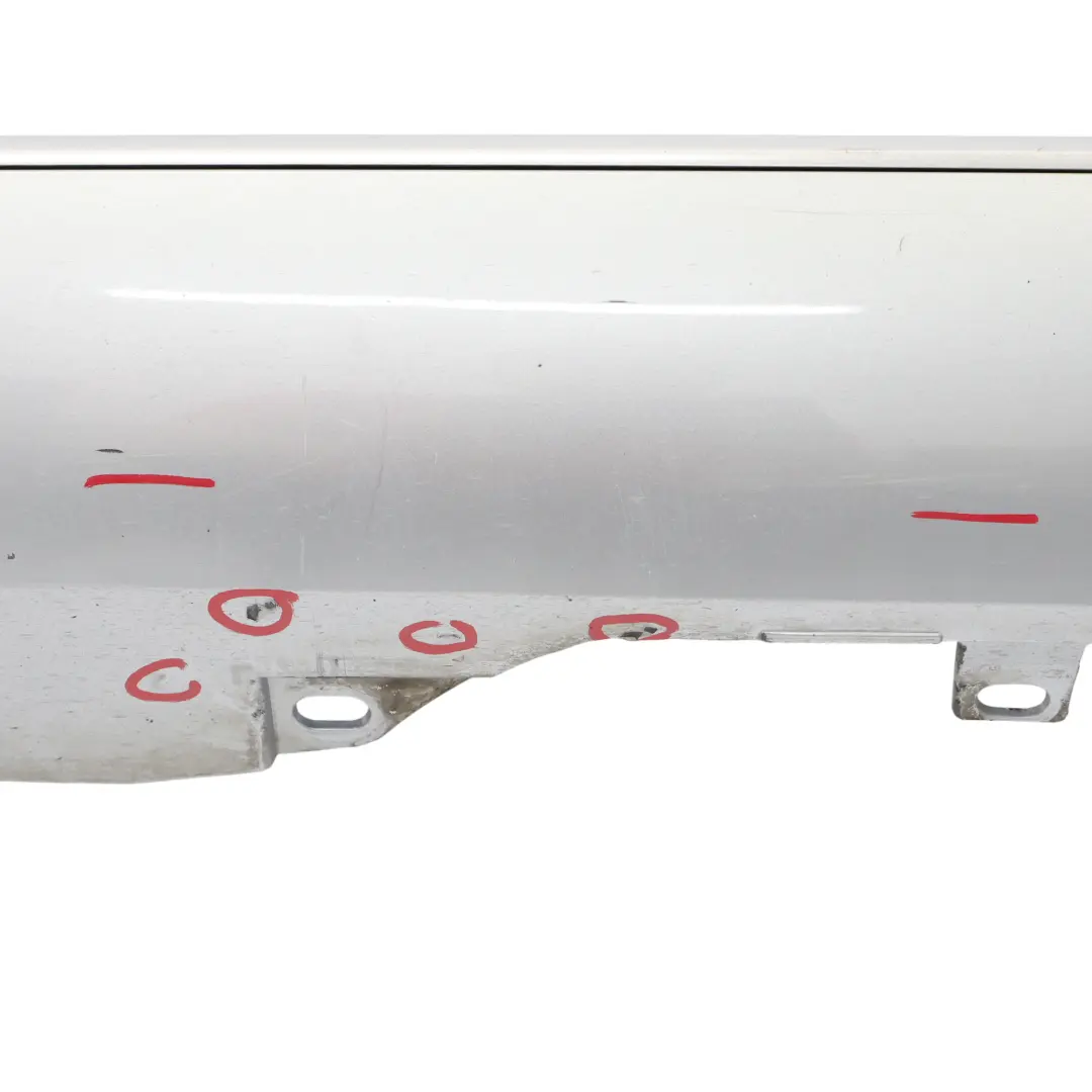  Bande Latérale Audi A8 D4 Gauche Plaque De Seuil Foil Silver Argent - Z7G - SKU 4H0853859E-FSI - Numéro de pièce 4H0853859E