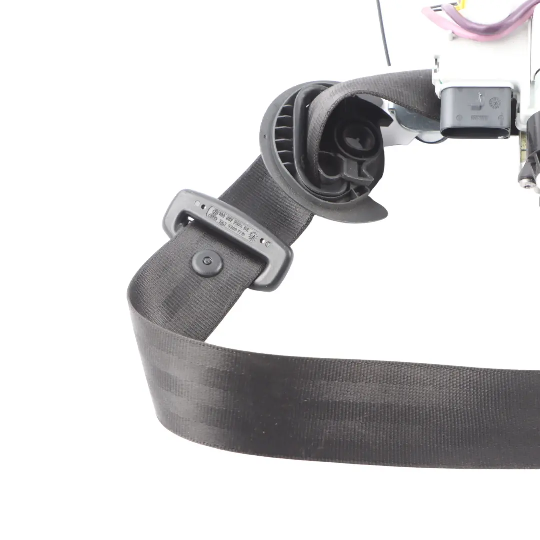 Belt Front Right O/S Upper Seatbelt Black to Audi A8 D4 Seat with Part number 4H0857706D Audi A8 D4 Seat Belt Front Right O/S Upper Seatbelt Black - SKU 4H0857706D - Part number 4H0857706D
