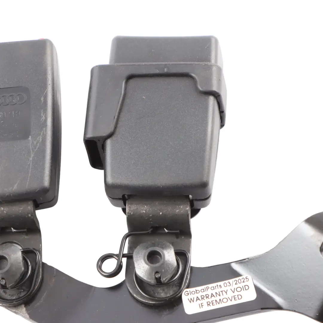 Audi A8L 4H Rear Seat Belt Centre Seatbelt Buckle Black Right - SKU 4H0857740 - Part number 4H0857740