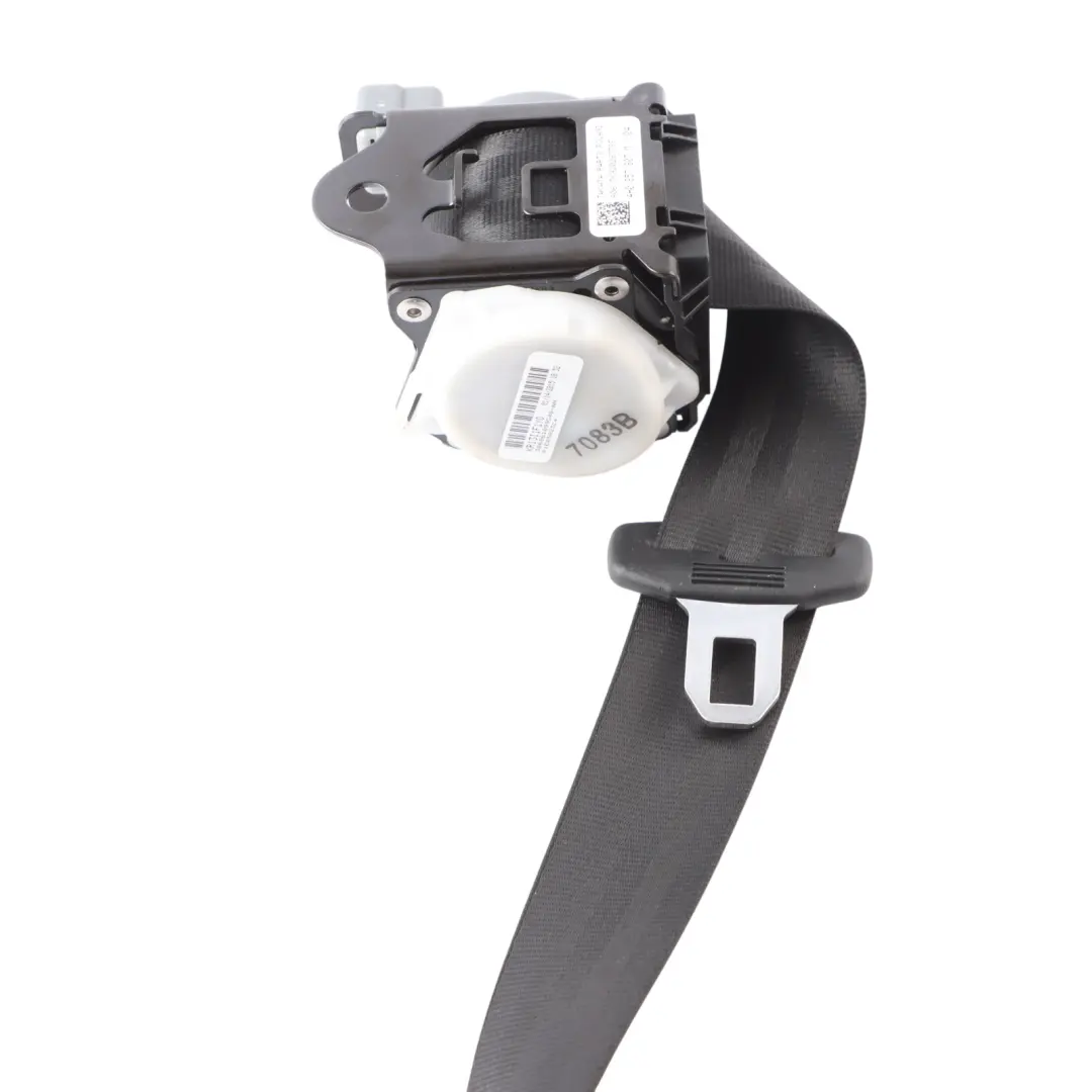 Audi A8 4H Seat Belt Rear Centre Middle Seatbelt Buckle Black - SKU 4H0857807M - Part number 4H0857807M
