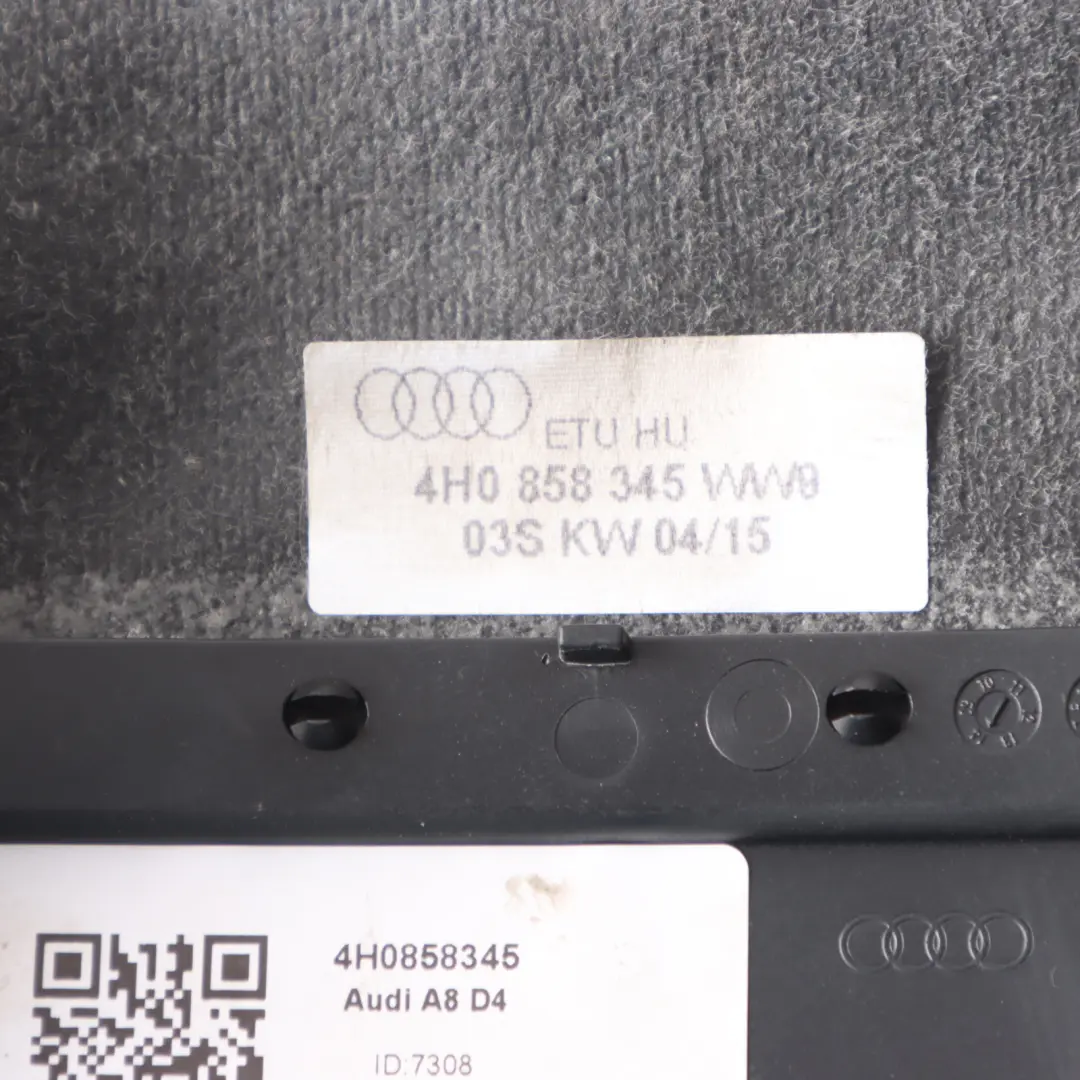 Lenksäulenabdeckung Trim Panel Oberteil 4H0953515A für Audi A8 D4 4H mit Teilenummer 4H0858345 Audi A8 D4 4H Lenksäulenabdeckung Trim Panel Oberteil 4H0953515A - SKU 4H0858345 - Teilenummer 4H0858345