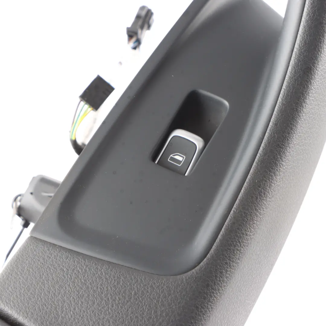 Door Card Armrest Cover Trim Panel Rear Left N/S Black to Audi A8 D4 with Part number 4H0867373B Audi A8 D4 Door Card Armrest Cover Trim Panel Rear Left N/S Black - SKU 4H0867373B - Part number 4H0867373B