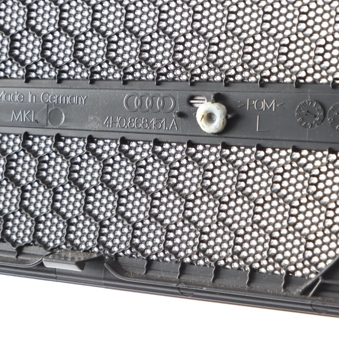 Grille De Protection De Haut Parleur Portière Avant Gauche pour Audi A8 D4 à propos du numéro de pièce 4H0868151A Audi A8 D4 Grille De Protection De Haut Parleur Portière Avant Gauche - SKU 4H0868151A - Numéro de pièce 4H0868151A