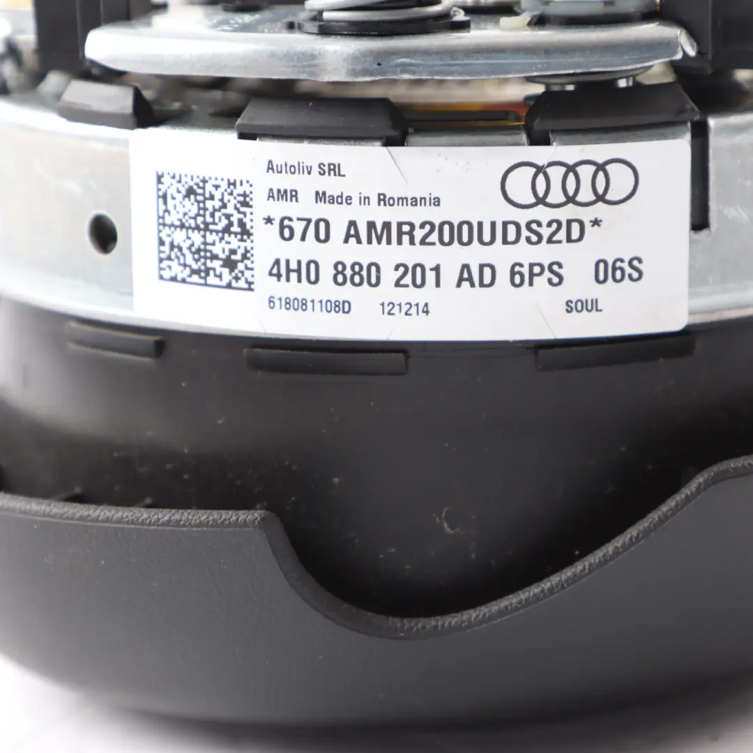 Audi A8 D4 Steering Wheel Driver's Air Module - SKU 4H0880201AD - Part number 4H0880201AD