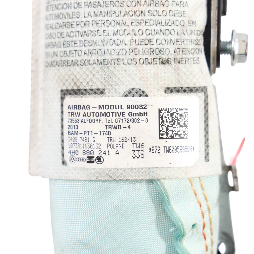 Module Seat Front Left N/S to Audi A8 D4 Air with Part number 4H0880241A Audi A8 D4 Air Module Seat Front Left N/S - SKU 4H0880241A - Part number 4H0880241A