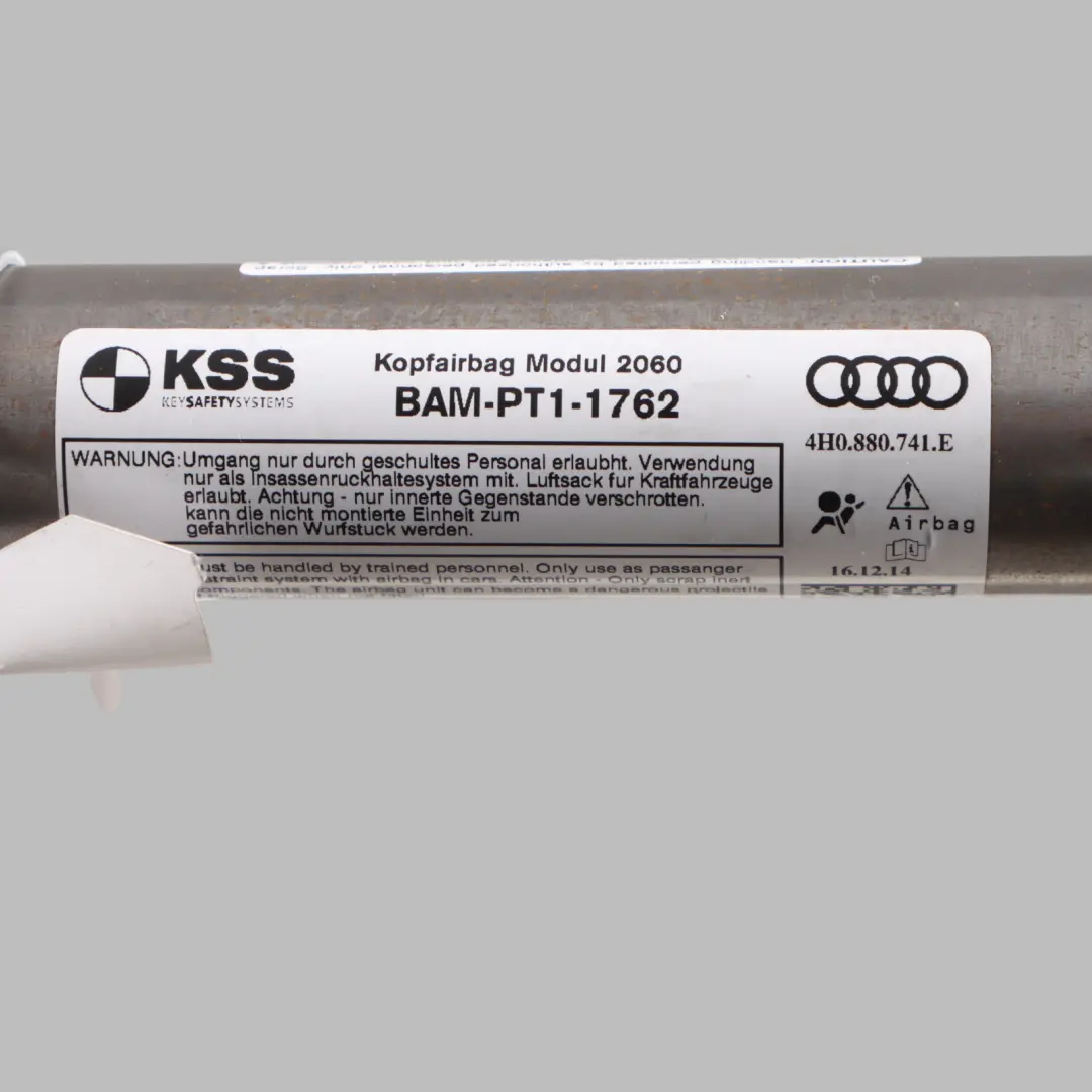 Roof Curtain Air Module SRS Unit Control Left N/S to Audi A8 D3 with Part number 4H0880741E Audi A8 D3 Roof Curtain Air Module SRS Unit Control Left N/S - SKU 4H0880741E - Part number 4H0880741E