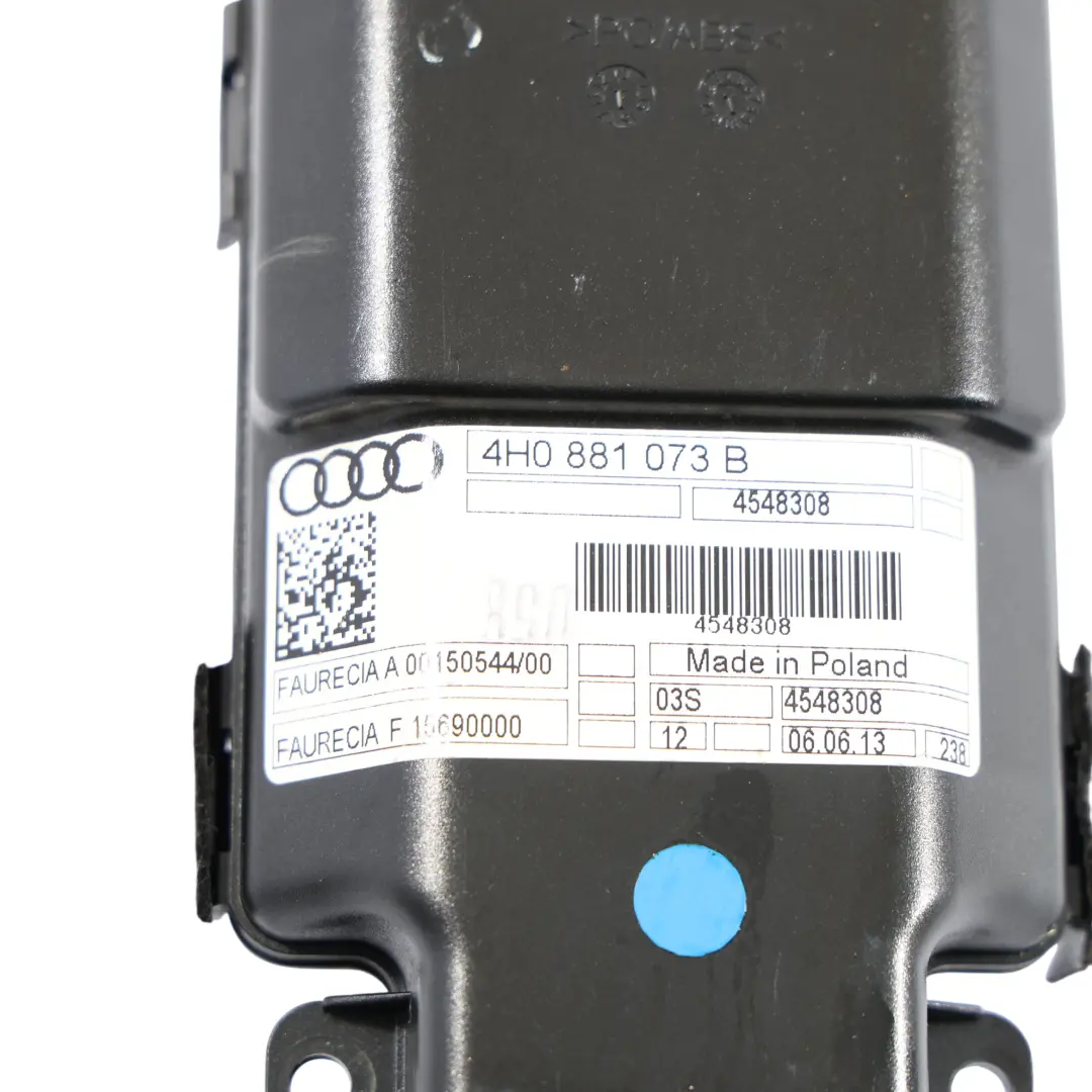 A8L 4H Unidad De Control De La Bomba De Aire Asiento Delantero para Audi con número de pieza 4H0881073B Audi A8L 4H Unidad De Control De La Bomba De Aire Asiento Delantero - SKU 4H0881073B - Número de pieza 4H0881073B