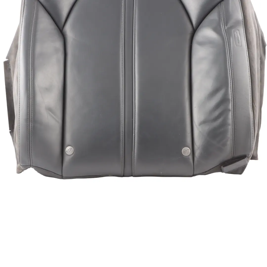 Audi A8 D4 Rear Seat Backrest Left N/S Seat Back Cover Black Leather - SKU 4H0885805AB - Part number 4H0885805AB