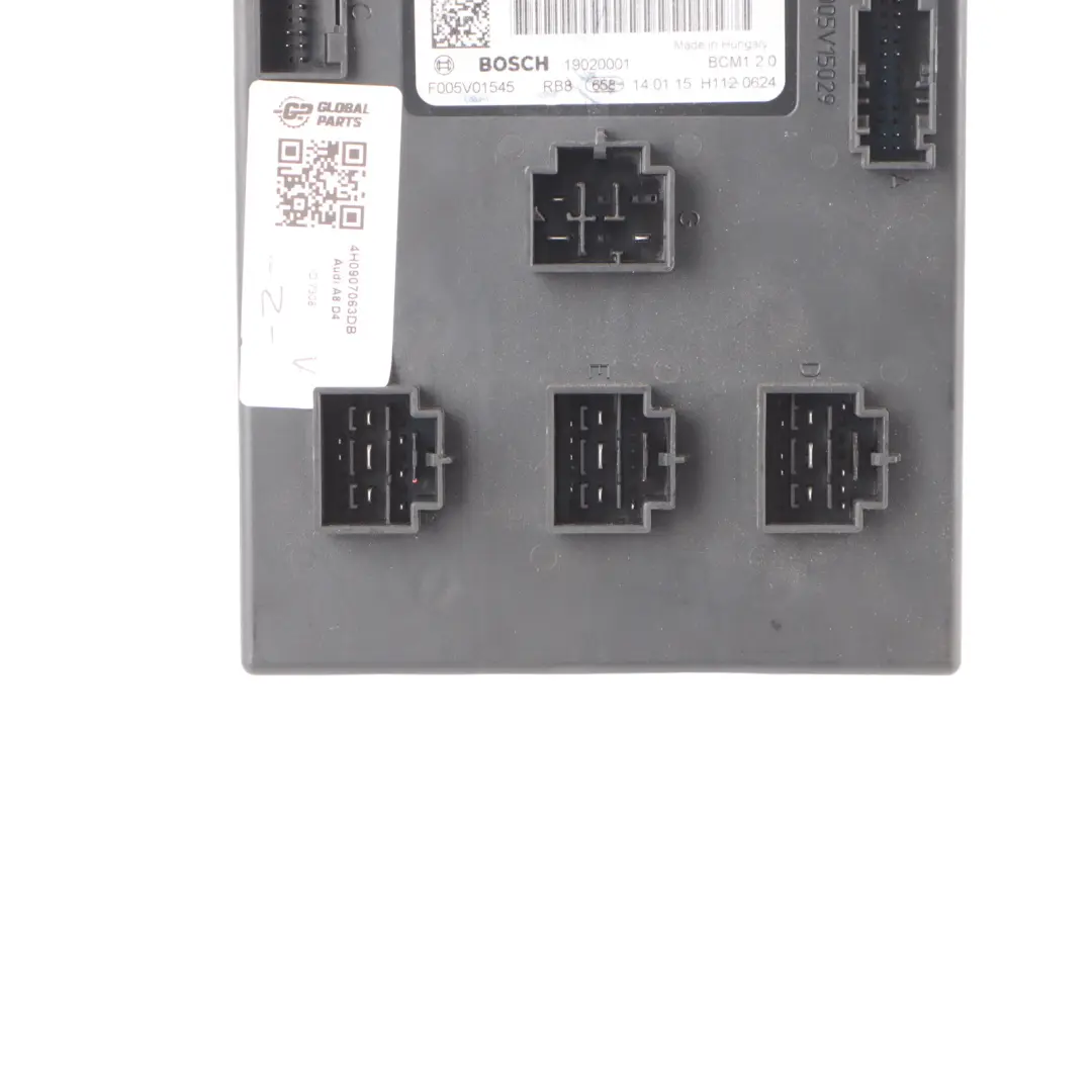 Body Control Comfort Unit Convenience Module BCM1 ECU to Audi A5 8T with Part number 4H0907063DB Audi A5 8T Body Control Comfort Unit Convenience Module BCM1 ECU - SKU 4H0907063DB - Part number 4H0907063DB