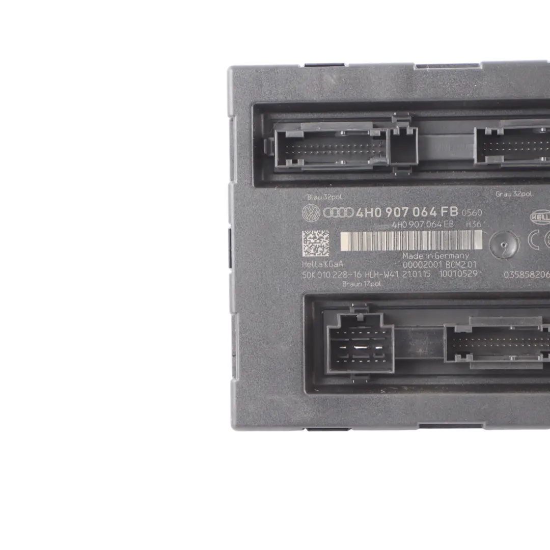 Módulo BCM Unidad Control Carrocería, ECU Conveniencia para Audi A8 D4 con número de pieza 4H0907064FB Audi A8 D4 Módulo BCM Unidad Control Carrocería, ECU Conveniencia - SKU 4H0907064FB - Número de pieza 4H0907064FB