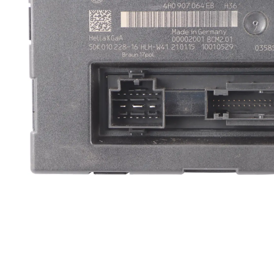 Modul Karosserie Steuergerät Convenience ECU für Audi A8 D4 BCM mit Teilenummer 4H0907064FB Audi A8 D4 BCM Modul Karosserie Steuergerät Convenience ECU - SKU 4H0907064FB - Teilenummer 4H0907064FB