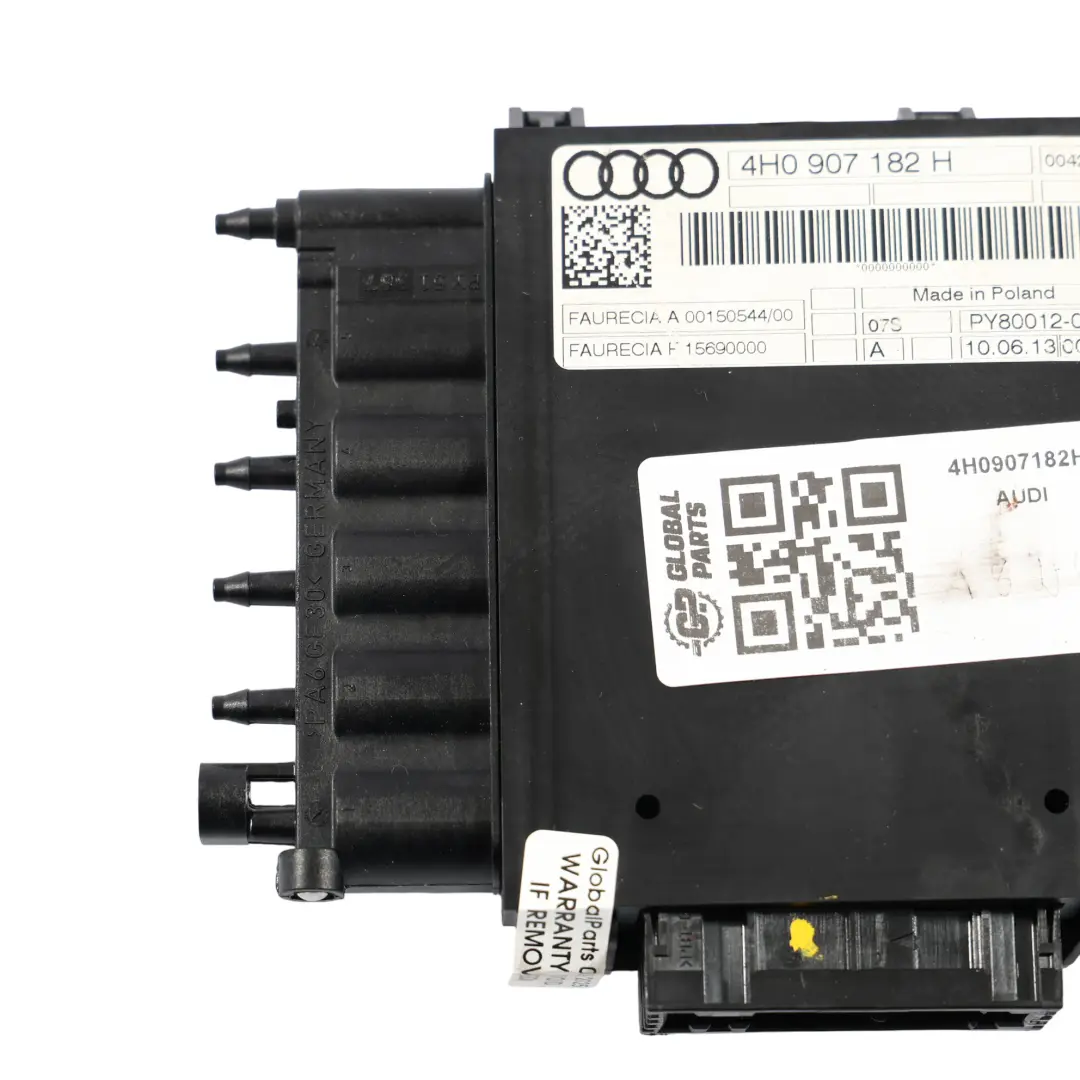 Front Seat Backrest Control Module Unit ECU to Audi A8 D4 4H with Part number 4H0907182H Audi A8 D4 4H Front Seat Backrest Control Module Unit ECU - SKU 4H0907182H - Part number 4H0907182H