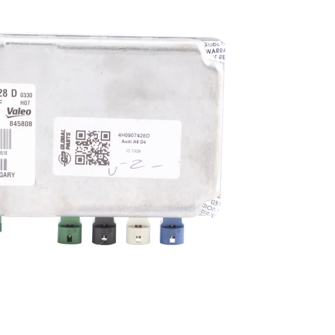Reversing Camera Module View Camera Control Unit ECU to Audi A8 D4 Rear with Part number 4H0907428D Audi A8 D4 Rear Reversing Camera Module View Camera Control Unit ECU - SKU 4H0907428D - Part number 4H0907428D