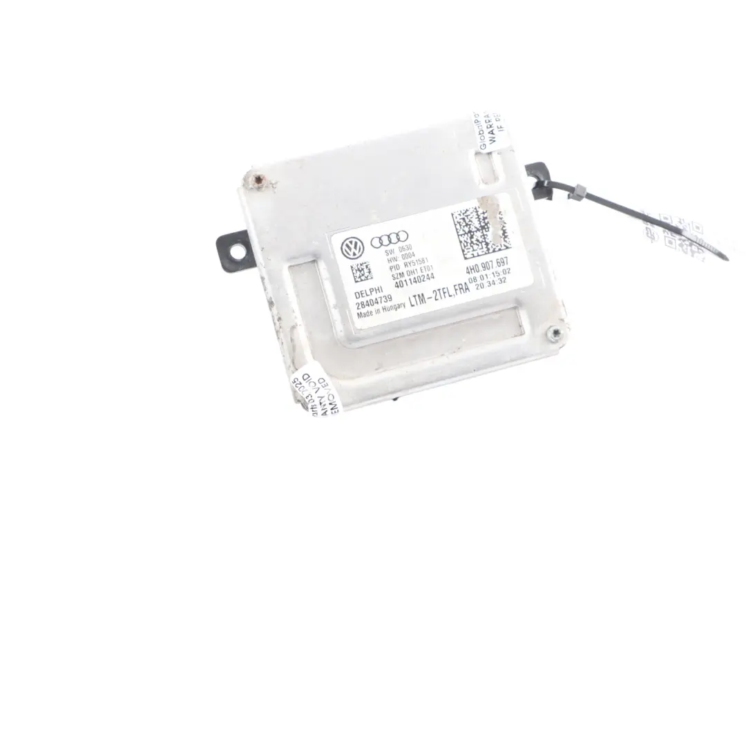 Module Headlight Ballast Power Control Unit to Audi A8 D4 Xenon with Part number 4H0907697 Audi A8 D4 Xenon Module Headlight Ballast Power Control Unit - SKU 4H0907697-1 - Part number 4H0907697