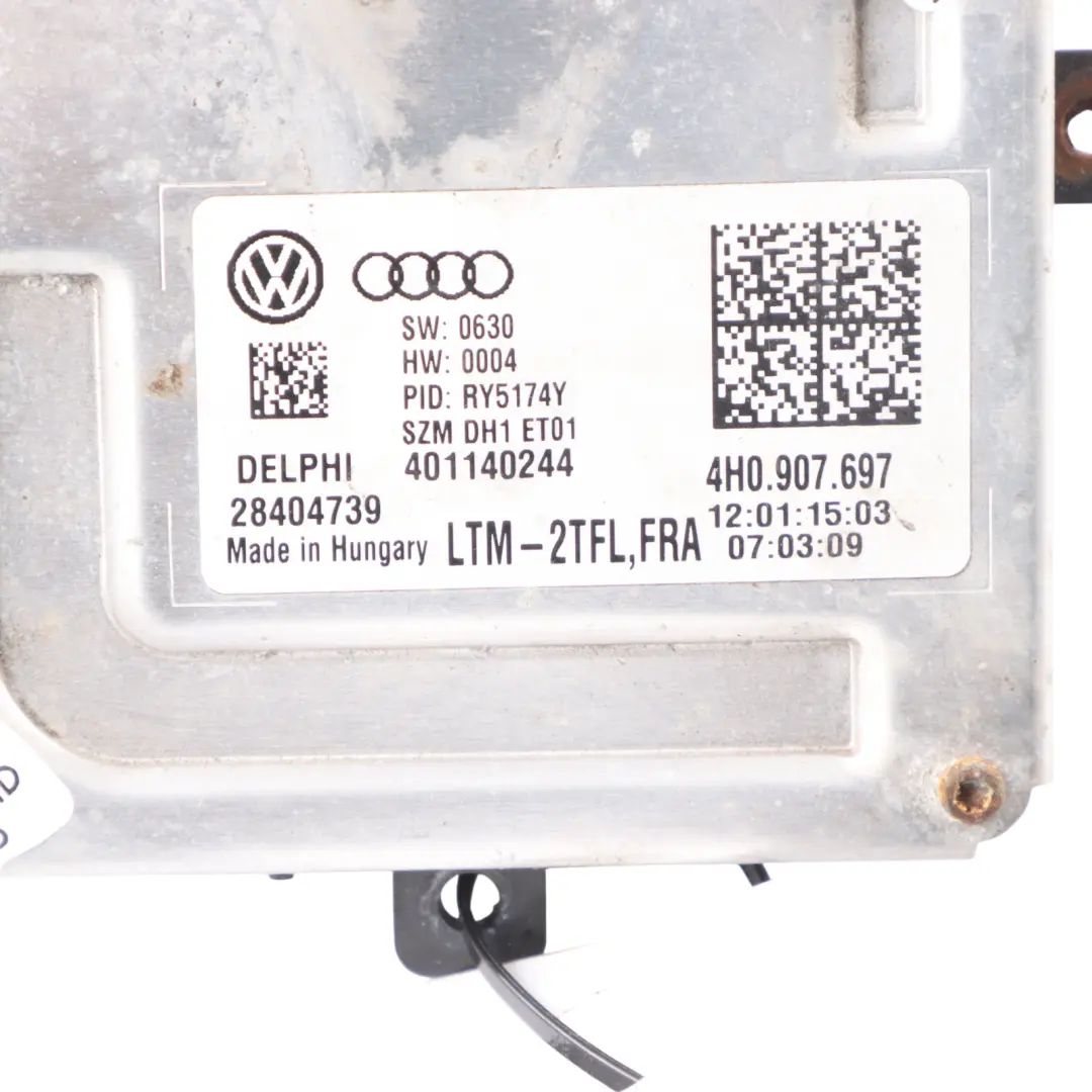 Module Headlight Ballast Power Control Unit to Audi A8 D4 Xenon with Part number 4H0907697 Audi A8 D4 Xenon Module Headlight Ballast Power Control Unit - SKU 4H0907697 - Part number 4H0907697