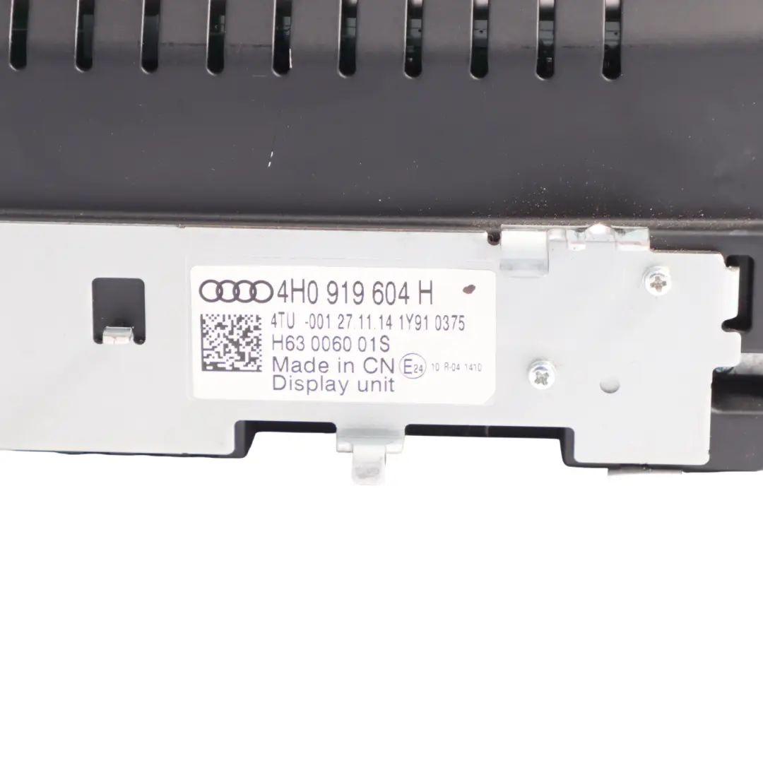 A8L 4H Navigation Armaturenbrett Anzeige Hud Bildschirm für Audi mit Teilenummer 4H0919604H Audi A8L 4H Navigation Armaturenbrett Anzeige Hud Bildschirm - SKU 4H0919604H-1 - Teilenummer 4H0919604H