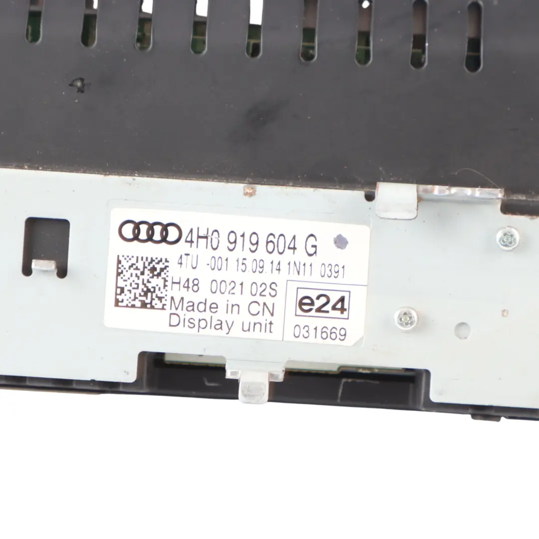 Audi A8 4H Head Up Display Hud Project Screen Control Unit Module 4H0919604G - SKU 4H0919604H-2 - Part number 4H0919604H