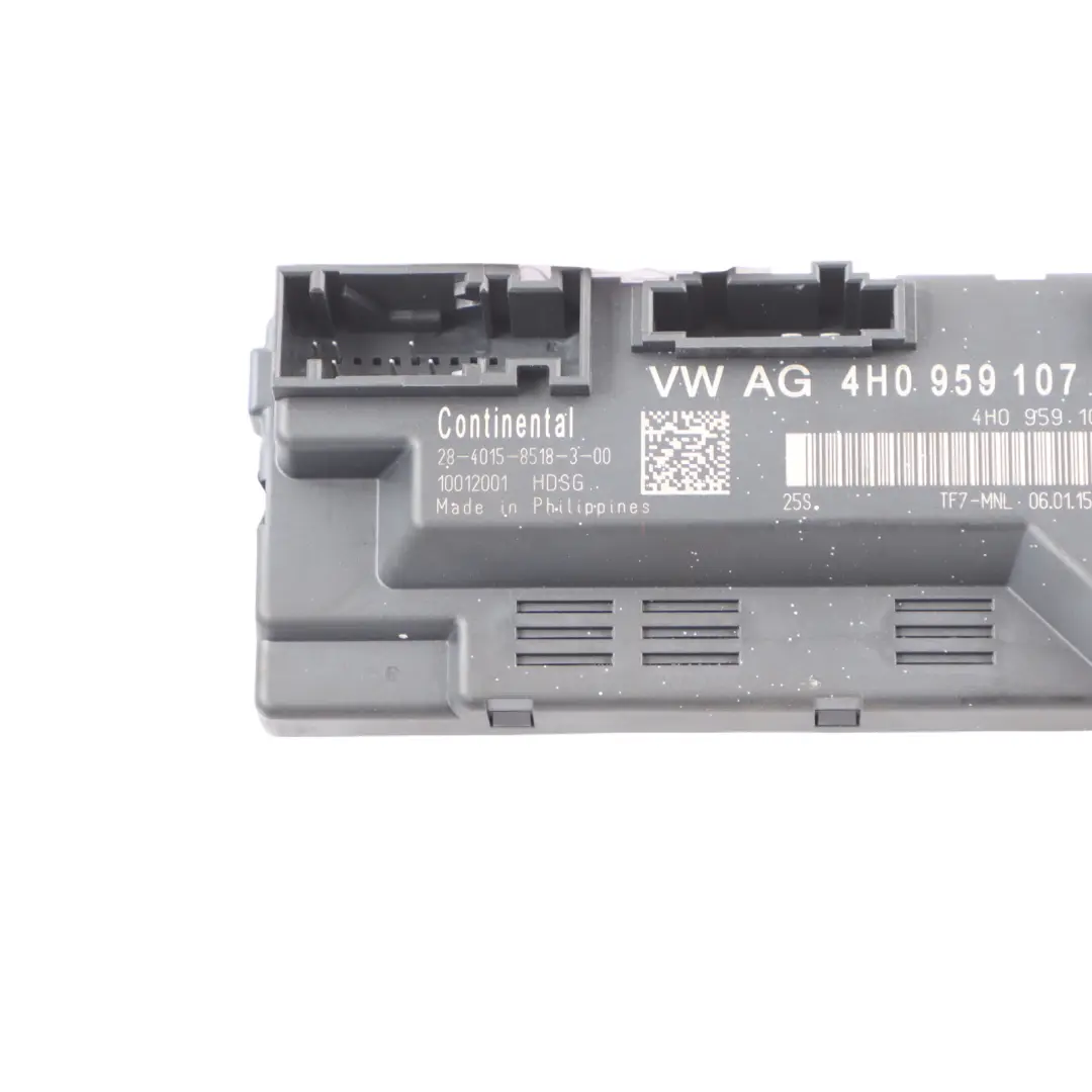 Audi A8 4D Moduł Sterujący Podnośnikiem Klapy Bagażnika - SKU 4H0959107AC - Numer Części 4H0959107AC