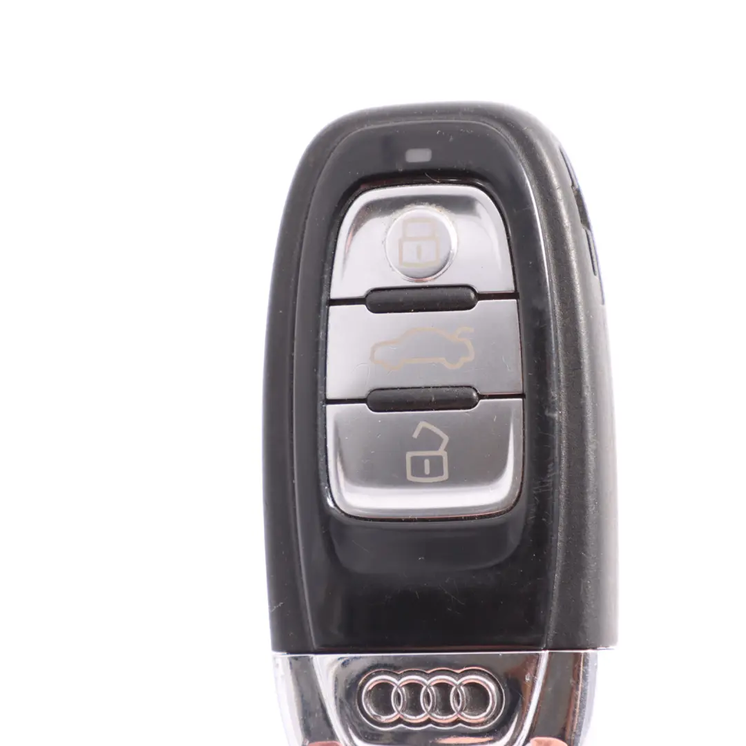 Mando Llave Radio Alarma Botón Apertura para Audi A8 D4 con número de pieza 4H0959754DD Audi A8 D4 Mando Llave Radio Alarma Botón Apertura - SKU 4H0959754DD - Número de pieza 4H0959754DD