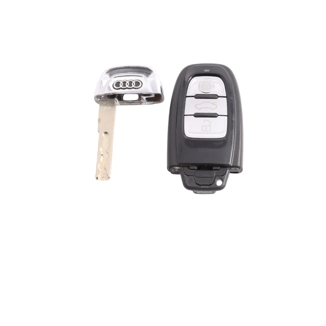 Mando Llave Radio Alarma Botón Apertura para Audi A8 D4 con número de pieza 4H0959754DD Audi A8 D4 Mando Llave Radio Alarma Botón Apertura - SKU 4H0959754DD - Número de pieza 4H0959754DD