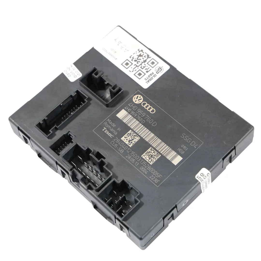Audi A8 4D Module Réglage Mémoire Siège Avant Droit - SKU 4H0959760D - Numéro de pièce 4H0959760D