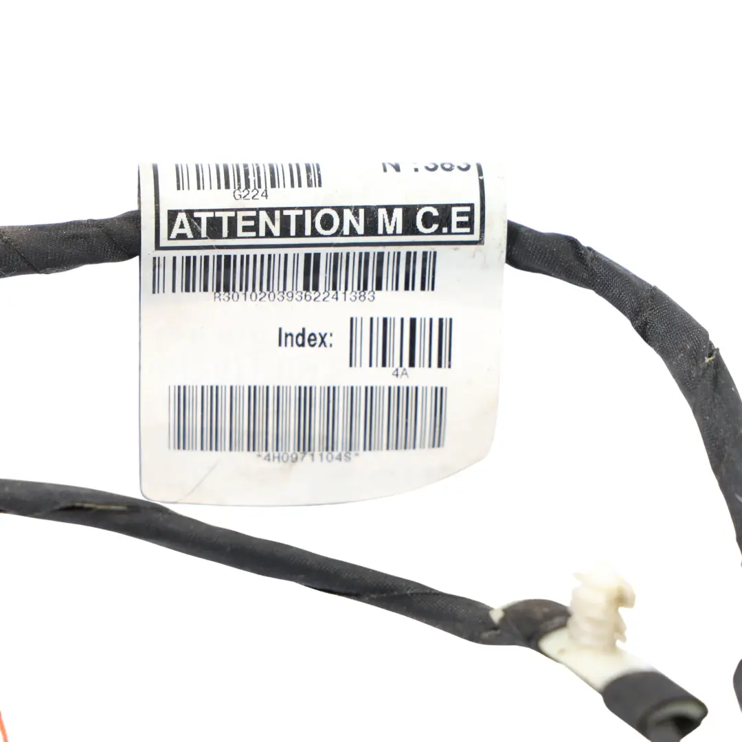 Paraurti Posteriore PDC Sensore Parcheggio Cablaggio Cavo per Audi A8 D4 con numero di parte 4H0971104S Audi A8 D4 Paraurti Posteriore PDC Sensore Parcheggio Cablaggio Cavo - SKU 4H0971104S - Numero di parte 4H0971104S