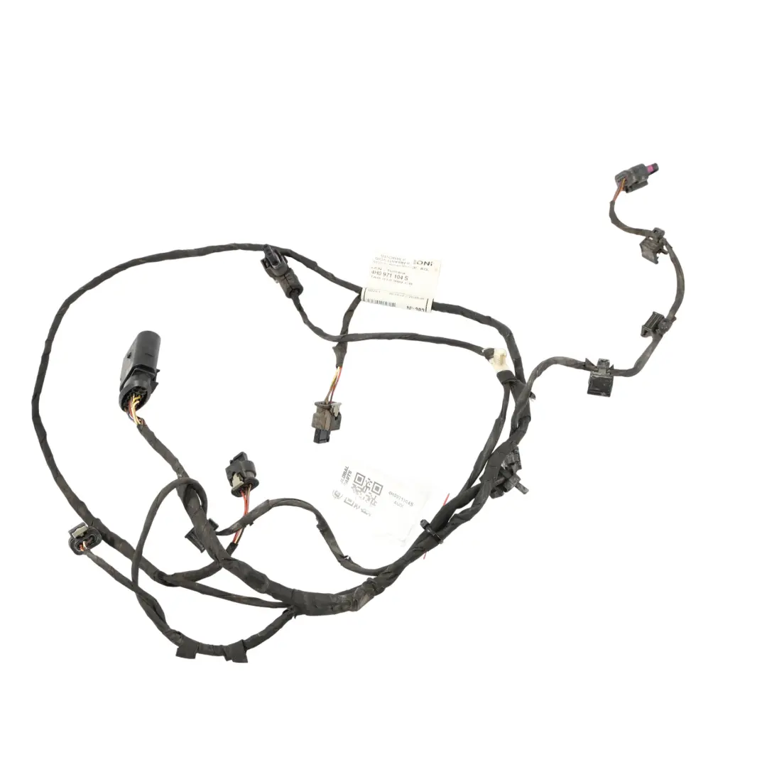 Bumper PDC Parking Sensor Wiring Harness Loom Cable to Audi A8 D4 Rear with Part number 4H0971104S Audi A8 D4 Rear Bumper PDC Parking Sensor Wiring Harness Loom Cable - SKU 4H0971104S - Part number 4H0971104S