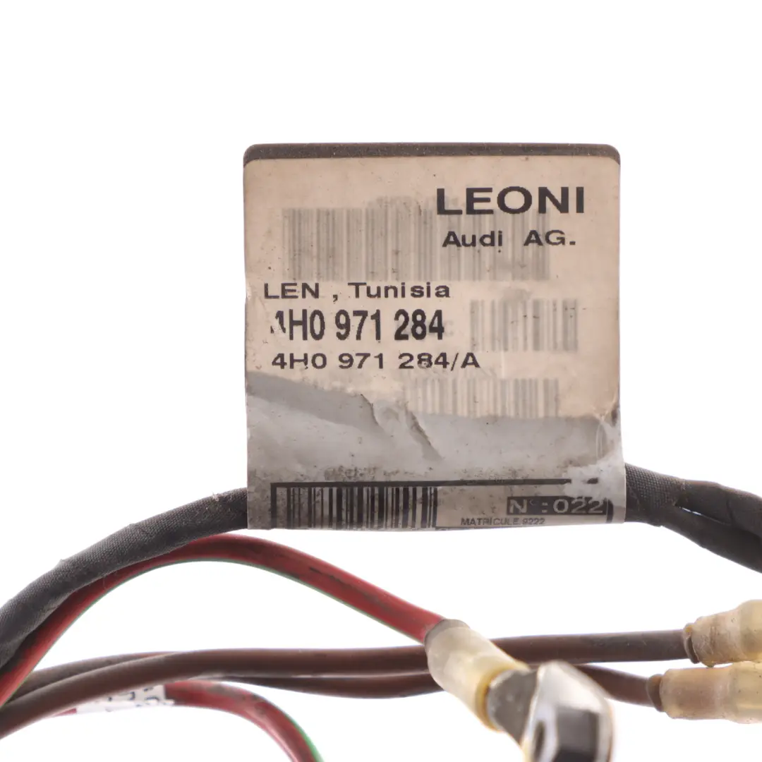 Cooling Fan Wiring Harness loom Cable to Audi A8 D4 4H Engine with Part number 4H0971284 Audi A8 D4 4H Engine Cooling Fan Wiring Harness loom Cable - SKU 4H0971284 - Part number 4H0971284