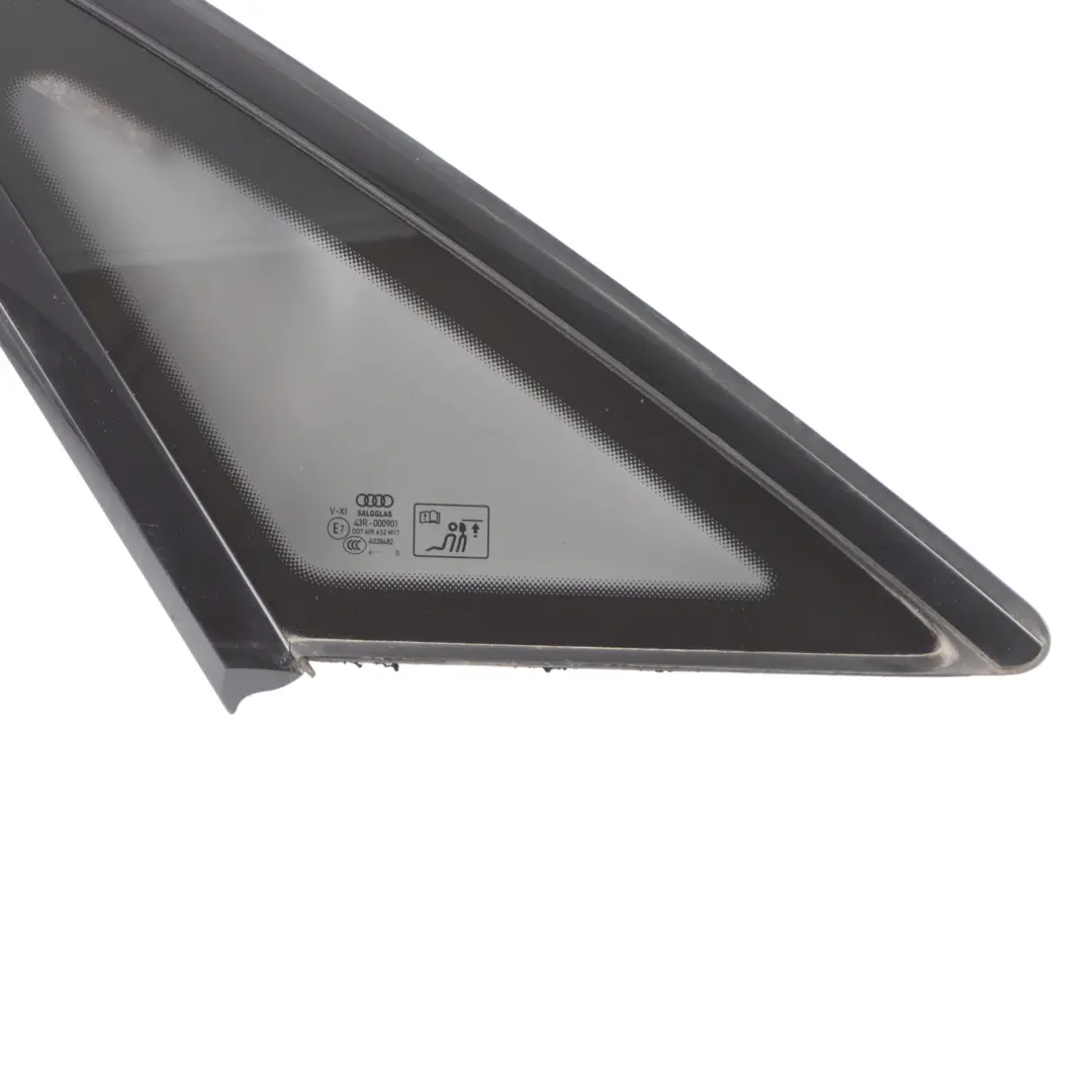 Window Triangle Glass Left N/S Glass Fixed Tinted AS2 to Audi A8 D4 Rear with Part number 4H4845299P Audi A8 D4 Rear Window Triangle Glass Left N/S Glass Fixed Tinted AS2 - SKU 4H4845299P - Part number 4H4845299P