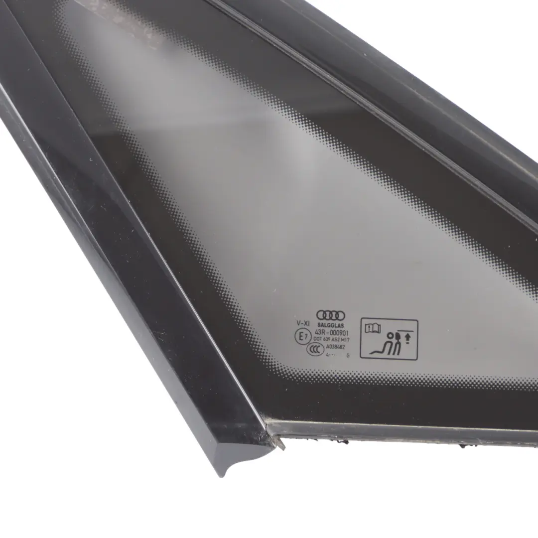 Audi A8 D4 Rear Window Triangle Glass Left N/S Glass Fixed Tinted AS2 - SKU 4H4845299P - Part number 4H4845299P