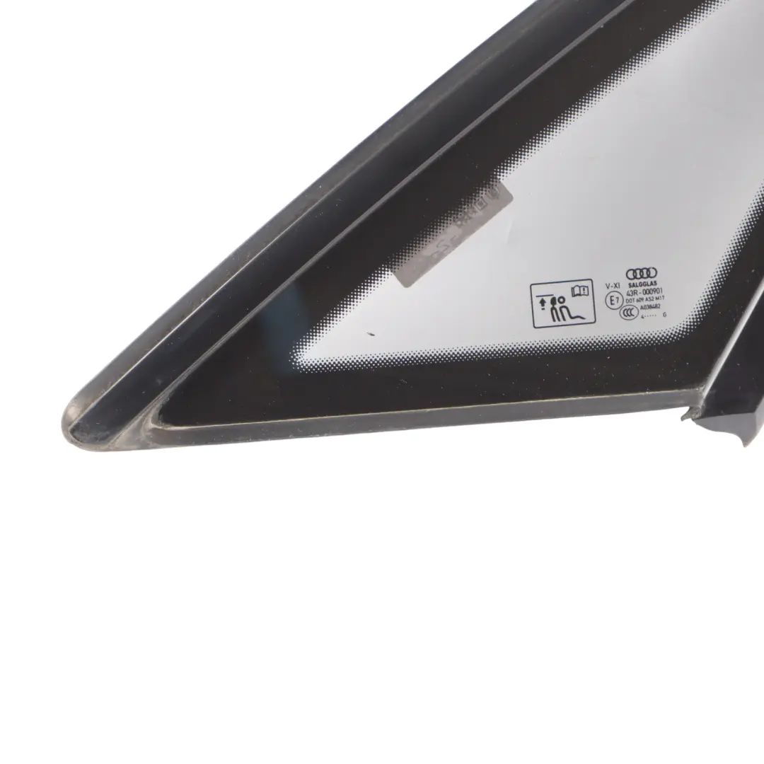 Window Triangle Glass Right O/S Glass Fixed AS2 to Audi A8 D4 Rear with Part number 4H4845300P Audi A8 D4 Rear Window Triangle Glass Right O/S Glass Fixed AS2 - SKU 4H4845300P - Part number 4H4845300P