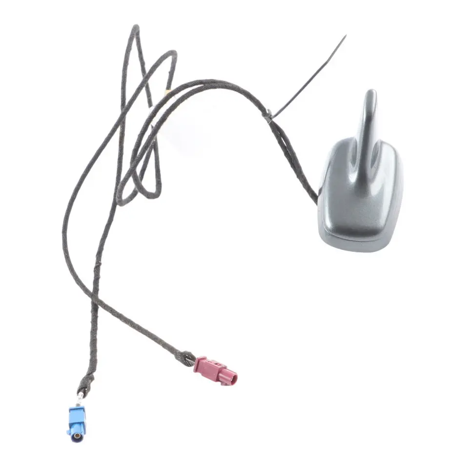 Roof Antenna Aerial Shark Fin Daytona Grey Metallic - Z7S to Audi Q7 4L with Part number 4L0035503L Audi Q7 4L Roof Antenna Aerial Shark Fin Daytona Grey Metallic - Z7S - SKU 4L0035503L-DGR - Part number 4L0035503L