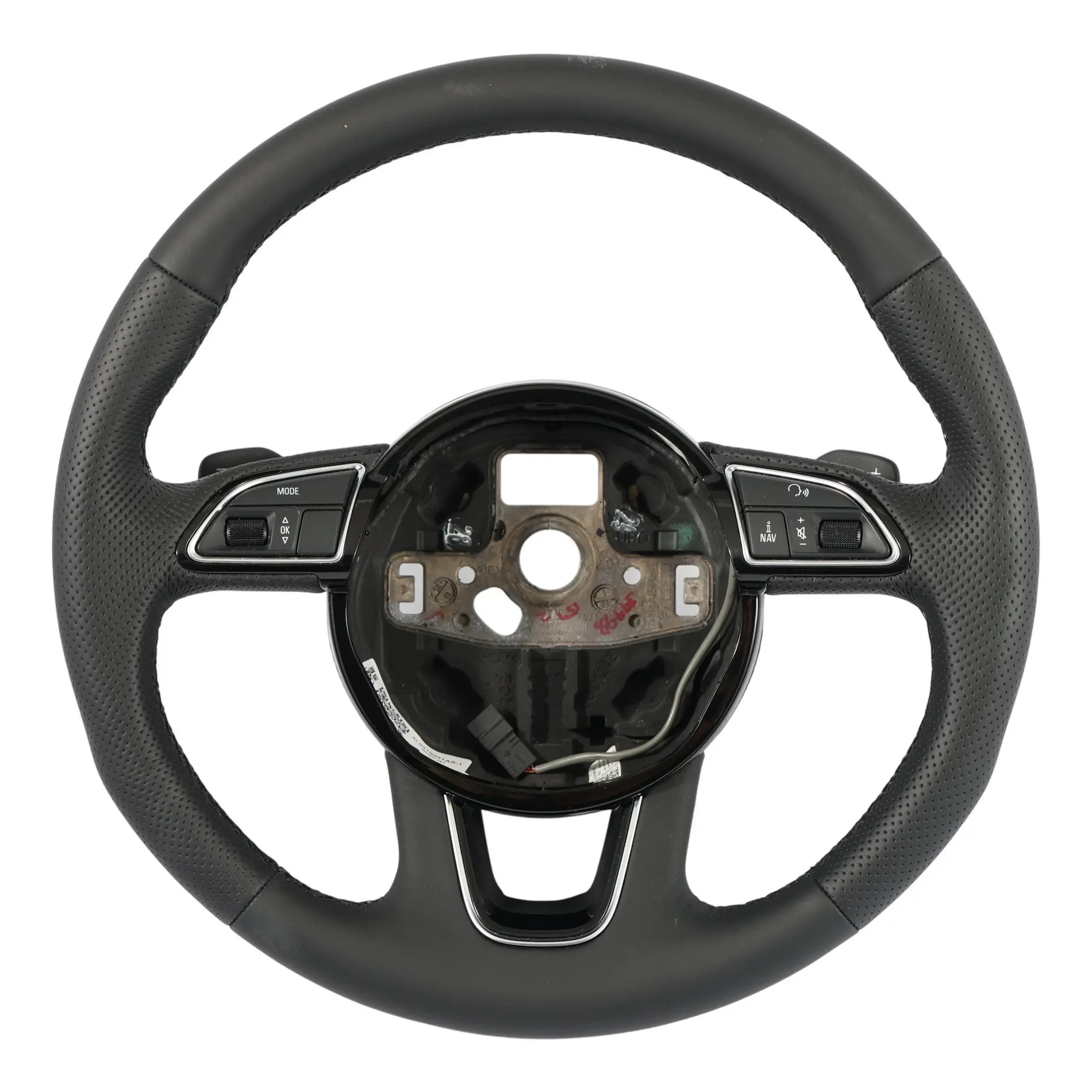 Audi Q7 4L Kierownica NOWA Czarna Skóra Łopatki Multifunkcja 4L0419091AS