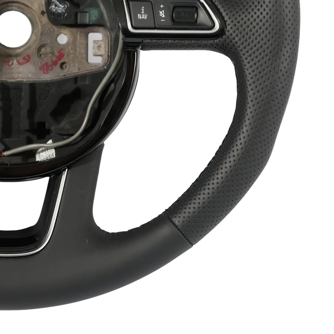 Audi Q7 4L Steering Wheel NEW Black Leather Paddle Shift - SKU 4L0419091AS-1 - Part number 4L0419091AS