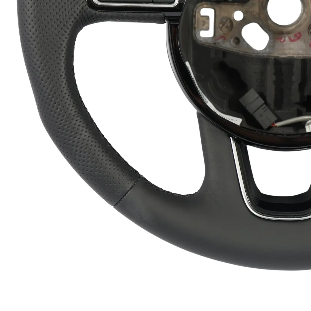 Audi Q7 4L Kierownica NOWA Czarna Skóra Łopatki Multifunkcja - SKU 4L0419091AS-1 - Numer Części 4L0419091AS
