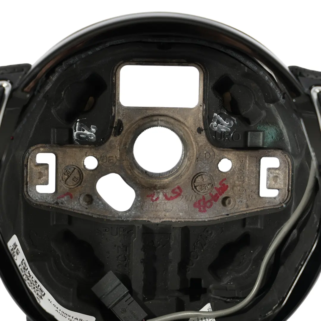 Audi Q7 4L Steering Wheel NEW Black Leather Paddle Shift - SKU 4L0419091AS-1 - Part number 4L0419091AS
