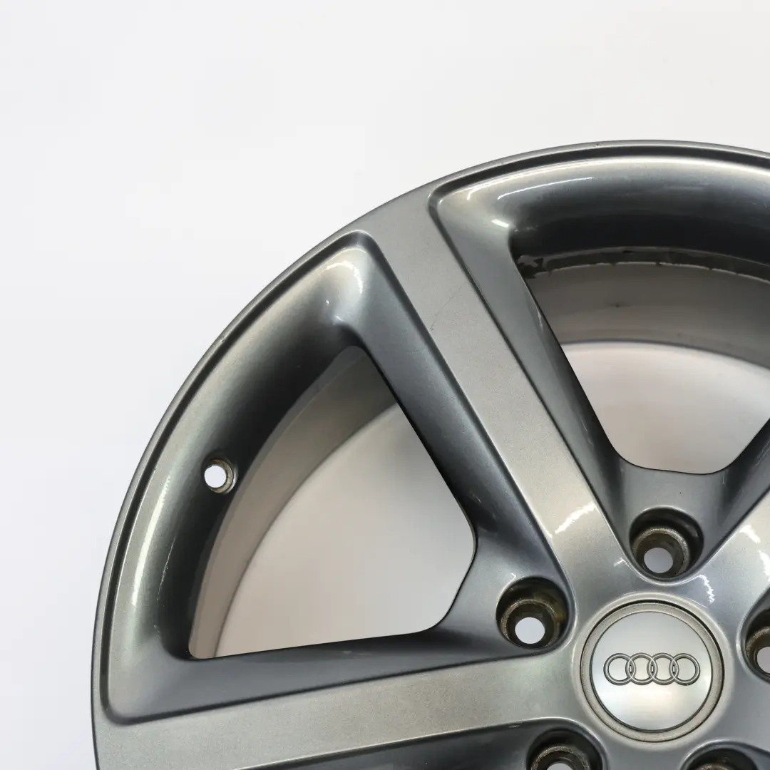 Grey Wheel Alloy Rim 20" 9J ET:60 Star Spoke to Audi Q7 4L with Part number 4L0601025H Audi Q7 4L Grey Wheel Alloy Rim 20" 9J ET:60 Star Spoke - SKU 4L0601025H-6 - Part number 4L0601025H