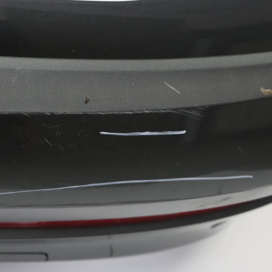 Bumper Audi Q7 4L Trim Panel Covering Daytona Grey Pearl Effect - Z7S to Rear with Part number 4L0807303D Rear Bumper Audi Q7 4L Trim Panel Covering Daytona Grey Pearl Effect - Z7S - SKU 4L0807303D-DGR - Part number 4L0807303D