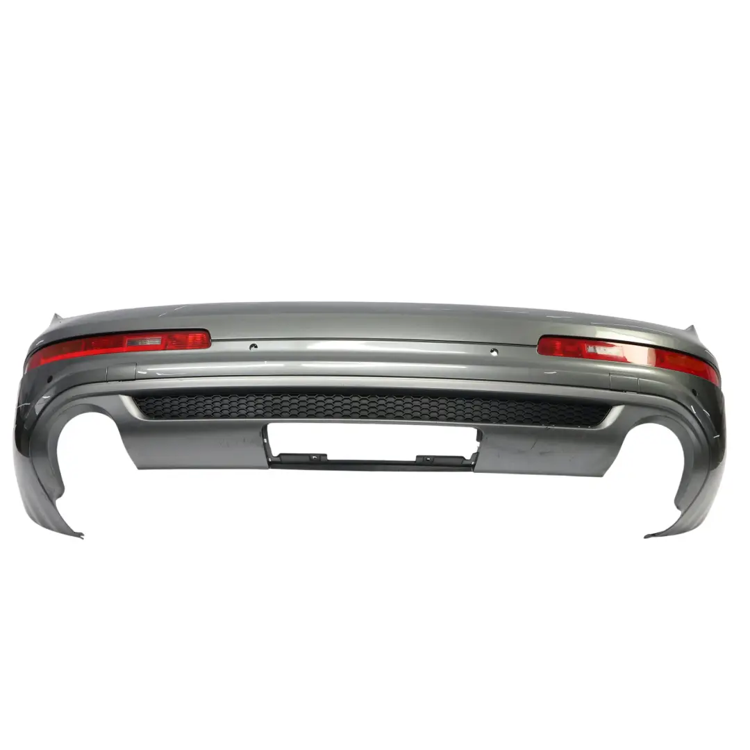 Bumper Audi Q7 4L Trim Panel Covering Daytona Grey Pearl Effect - Z7S to Rear with Part number 4L0807303D Rear Bumper Audi Q7 4L Trim Panel Covering Daytona Grey Pearl Effect - Z7S - SKU 4L0807303D-DGR - Part number 4L0807303D