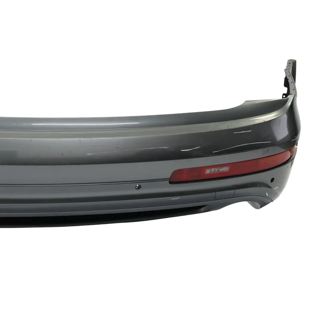 Bumper Audi Q7 4L Trim Panel Covering Daytona Grey Pearl Effect - Z7S to Rear with Part number 4L0807303D Rear Bumper Audi Q7 4L Trim Panel Covering Daytona Grey Pearl Effect - Z7S - SKU 4L0807303D-DGR - Part number 4L0807303D