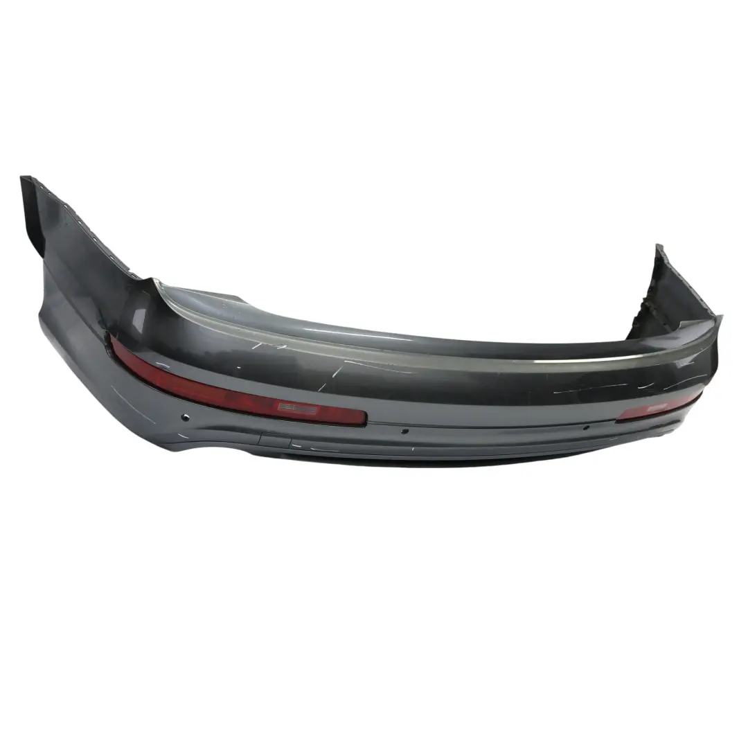Bumper Audi Q7 4L Trim Panel Covering Daytona Grey Pearl Effect - Z7S to Rear with Part number 4L0807303D Rear Bumper Audi Q7 4L Trim Panel Covering Daytona Grey Pearl Effect - Z7S - SKU 4L0807303D-DGR - Part number 4L0807303D