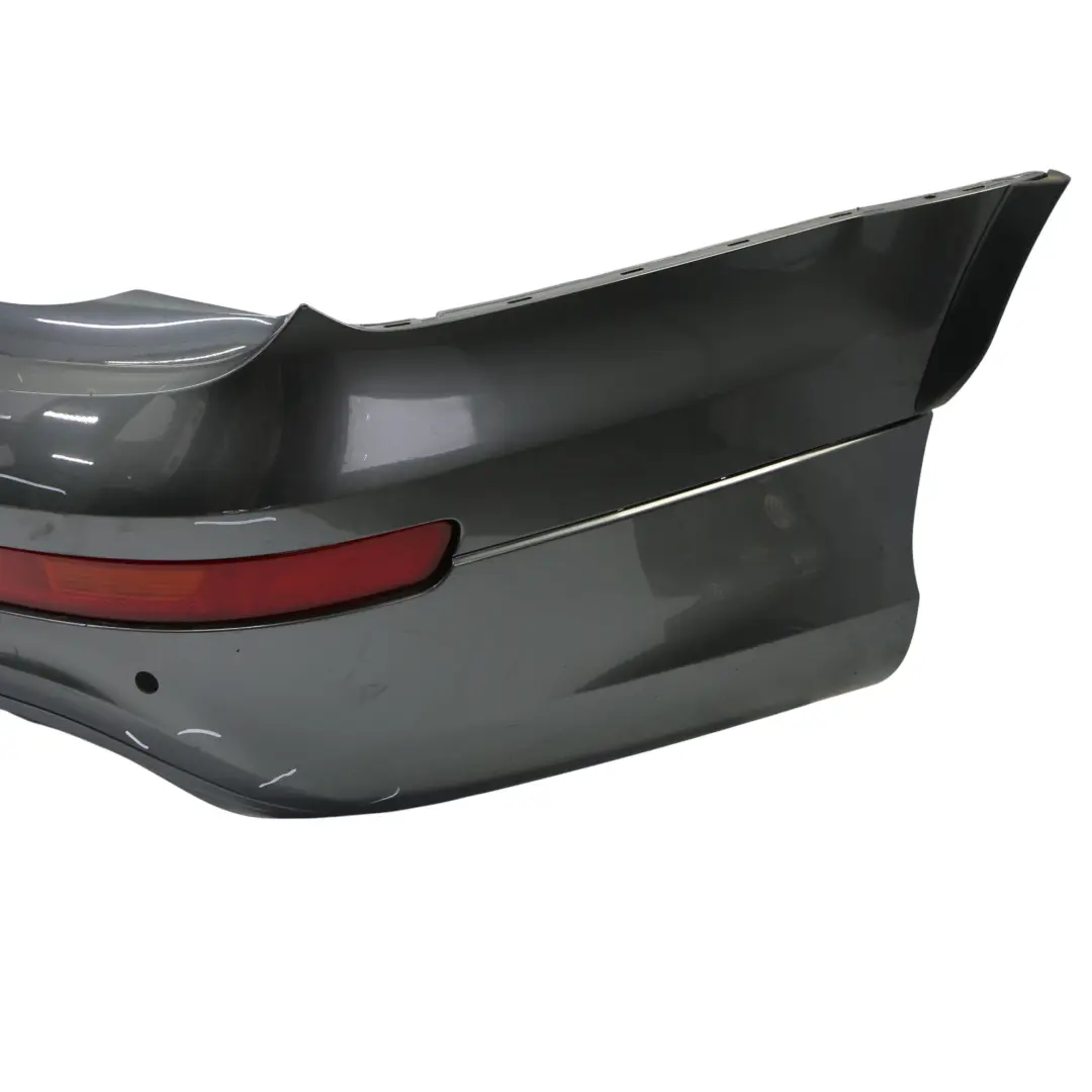 Bumper Audi Q7 4L Trim Panel Covering Daytona Grey Pearl Effect - Z7S to Rear with Part number 4L0807303D Rear Bumper Audi Q7 4L Trim Panel Covering Daytona Grey Pearl Effect - Z7S - SKU 4L0807303D-DGR - Part number 4L0807303D