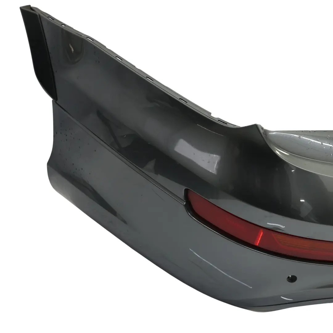Bumper Audi Q7 4L Trim Panel Covering Daytona Grey Pearl Effect - Z7S to Rear with Part number 4L0807303D Rear Bumper Audi Q7 4L Trim Panel Covering Daytona Grey Pearl Effect - Z7S - SKU 4L0807303D-DGR - Part number 4L0807303D
